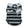 Grey Striped Polo